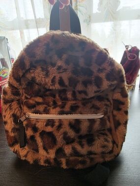 Leopard Print Mini BackPack